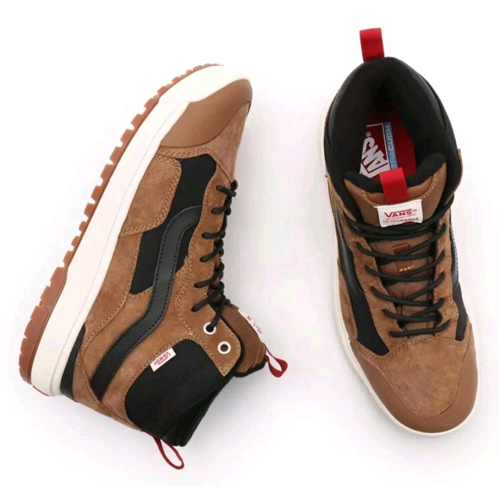 Vans UltraRange Exo Hi MTE-1 Boots Dachshund Brown Black Women 8.5 Hiking